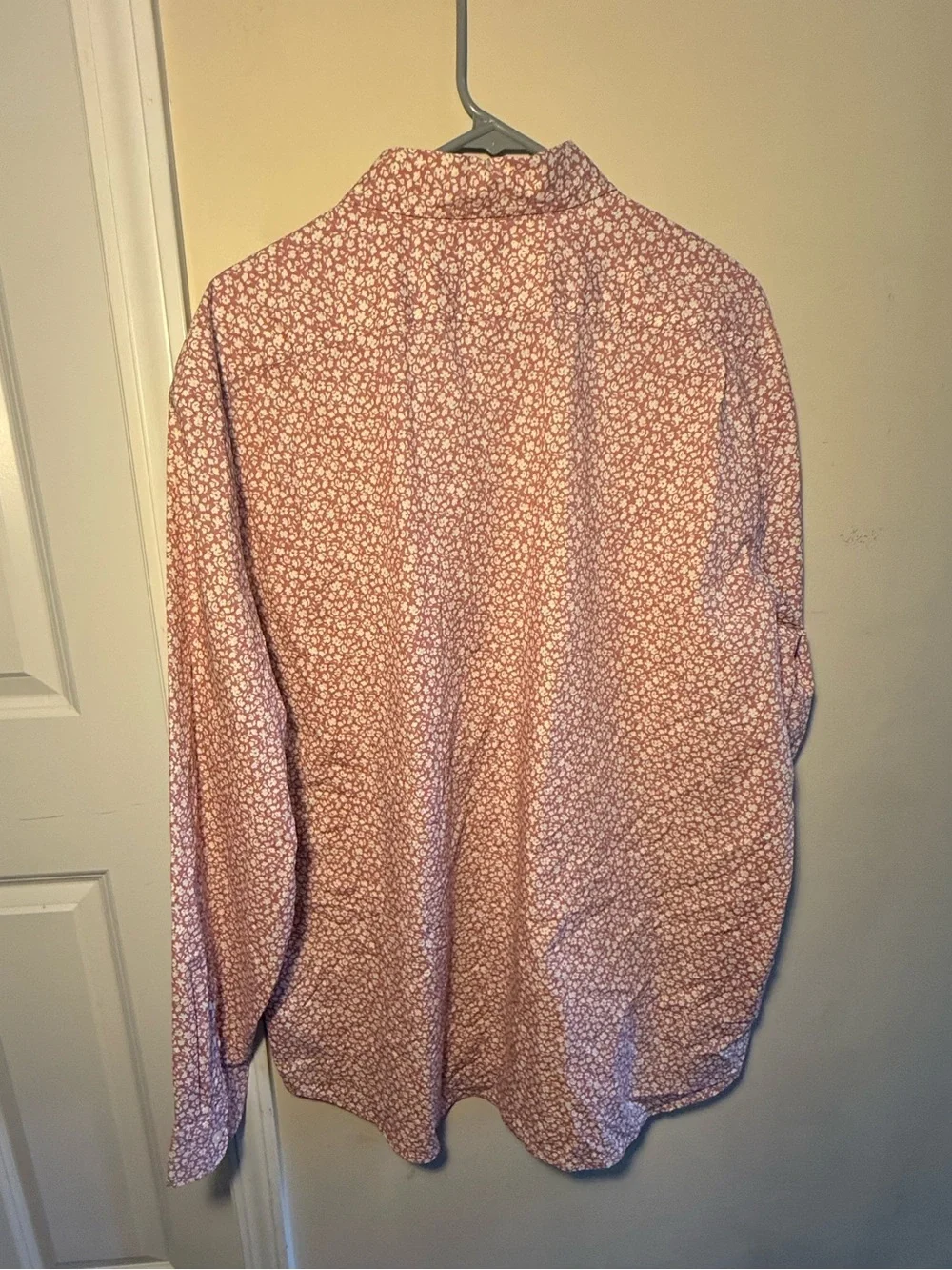 J.Crew Classic Pink Floral Button-Down Shirt